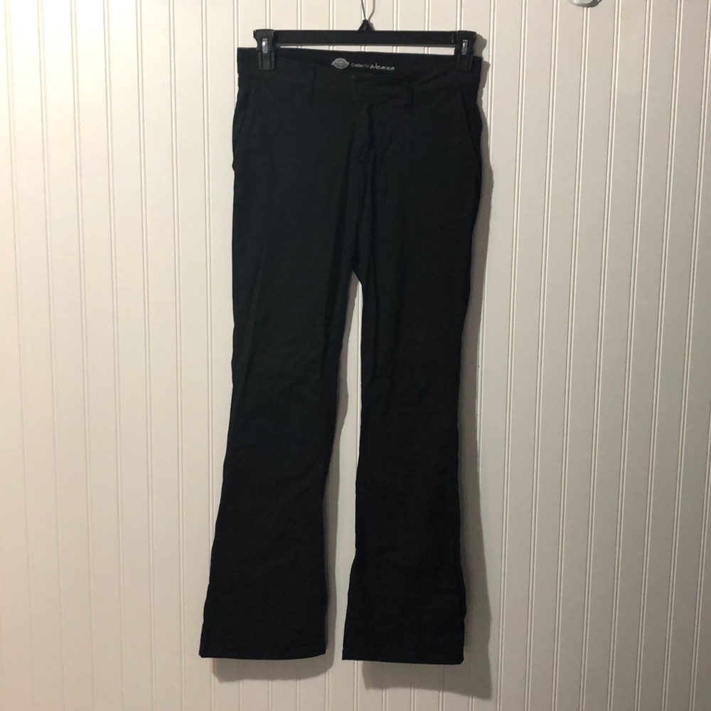 Dickies Crafted for Women Slim Black Pants